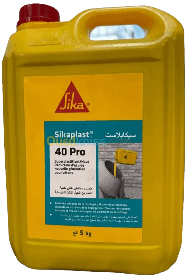 SikaPlast 40 Pro – Superplastifiant Haut Réducteur D’eau